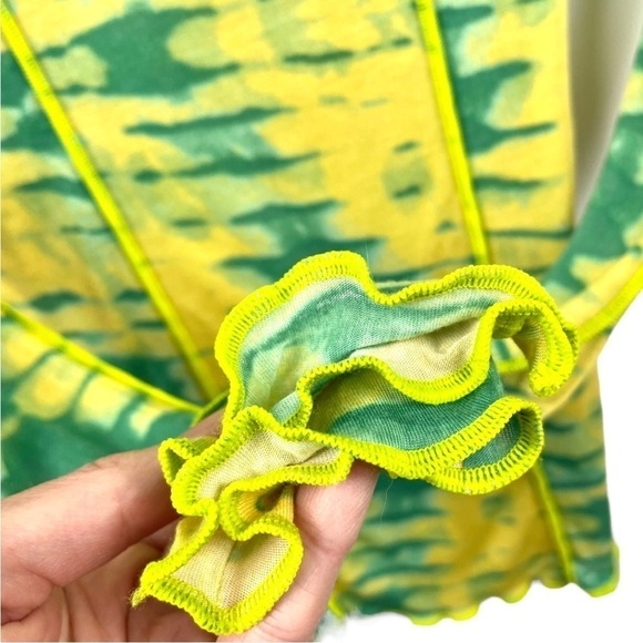 𝅺WILFRED Orbit Turtleneck Modal Long Sleeve Top Citron/Green Size XXS - Picture 9 of 10